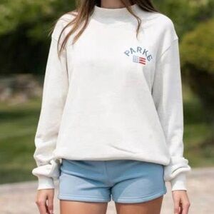 Parke White Sweatshirt for Women